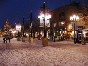 Boulder Colorado in the Winter